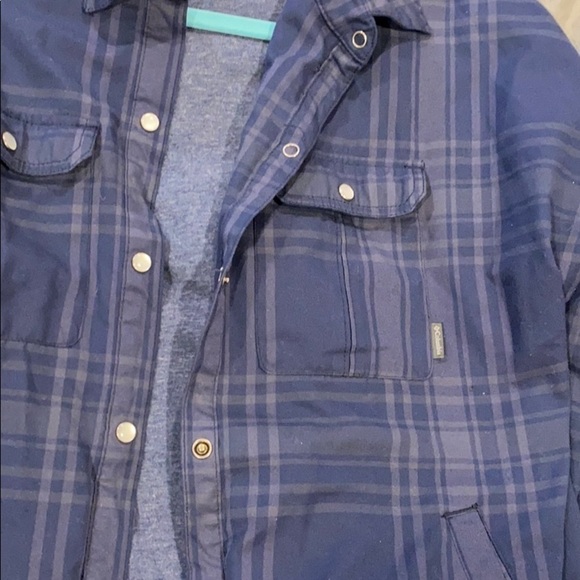 Columbia Double Lined Shirt Jacket Plaid EUC - Picture 11 of 11
